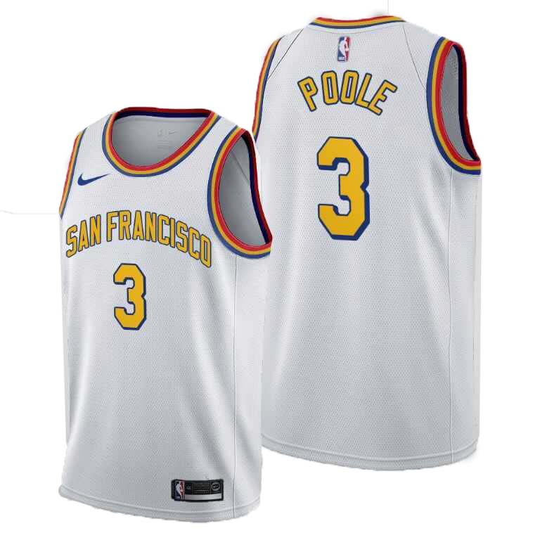 NBA Jordan Poole Golden State Warriors 3 Jersey