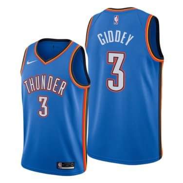 NBA Josh Giddey Oklahoma Thunder 3 Jersey