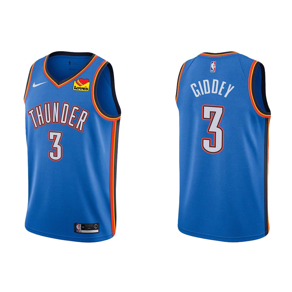 NBA Josh Gidey Oklahoma City Thunder 3 Jersey