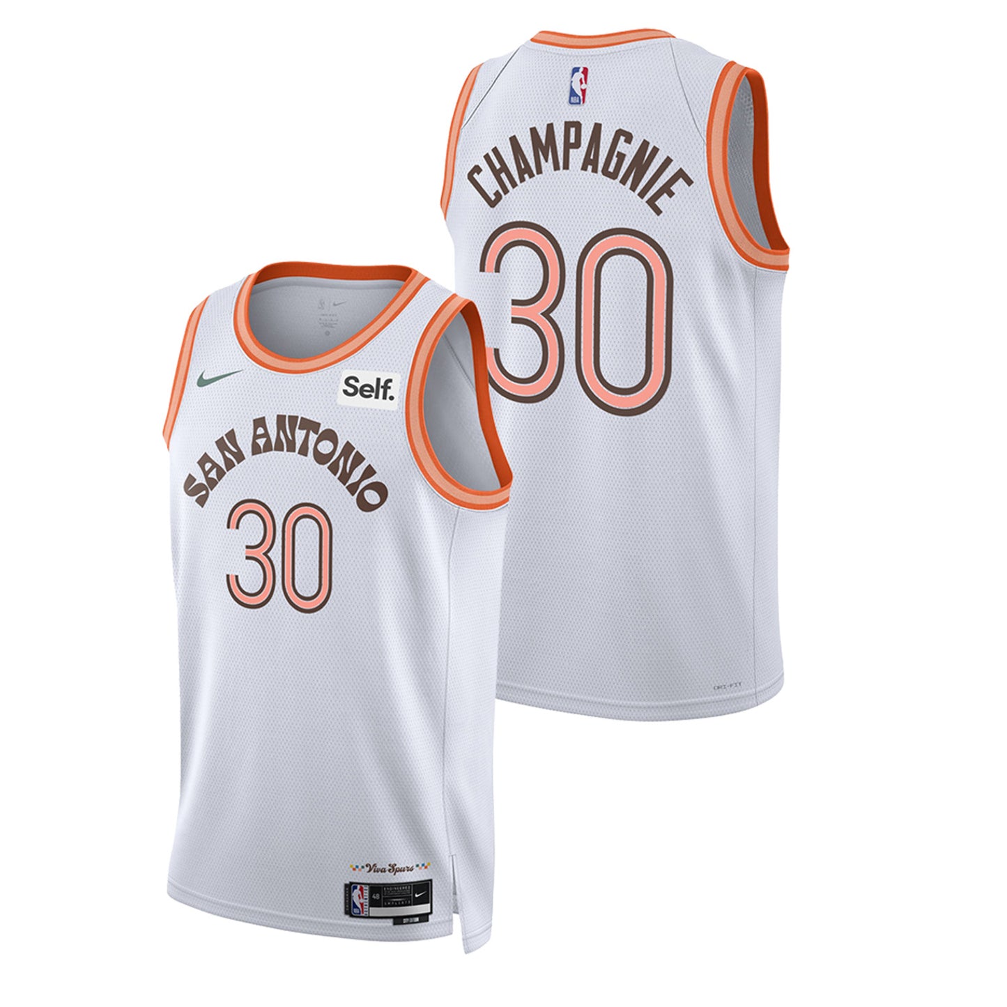 NBA Julian Champagnie San Antonio Spurs 30 Jersey