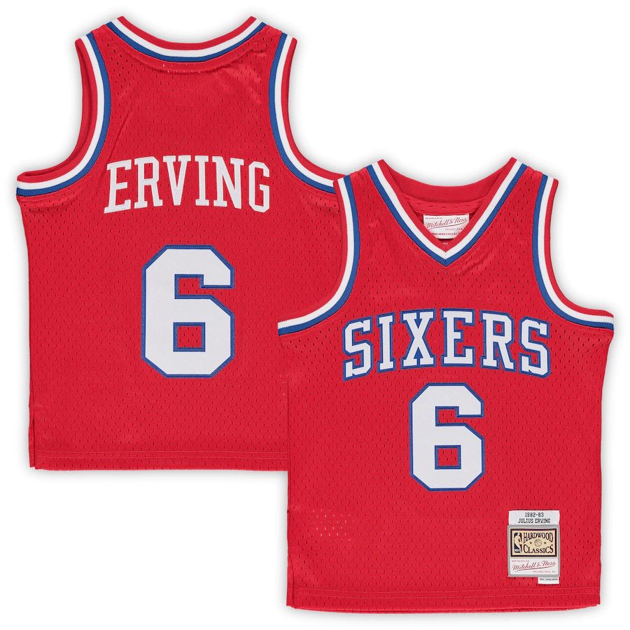 NBA Julius Erving Philadelphia 76ers 6 Jersey