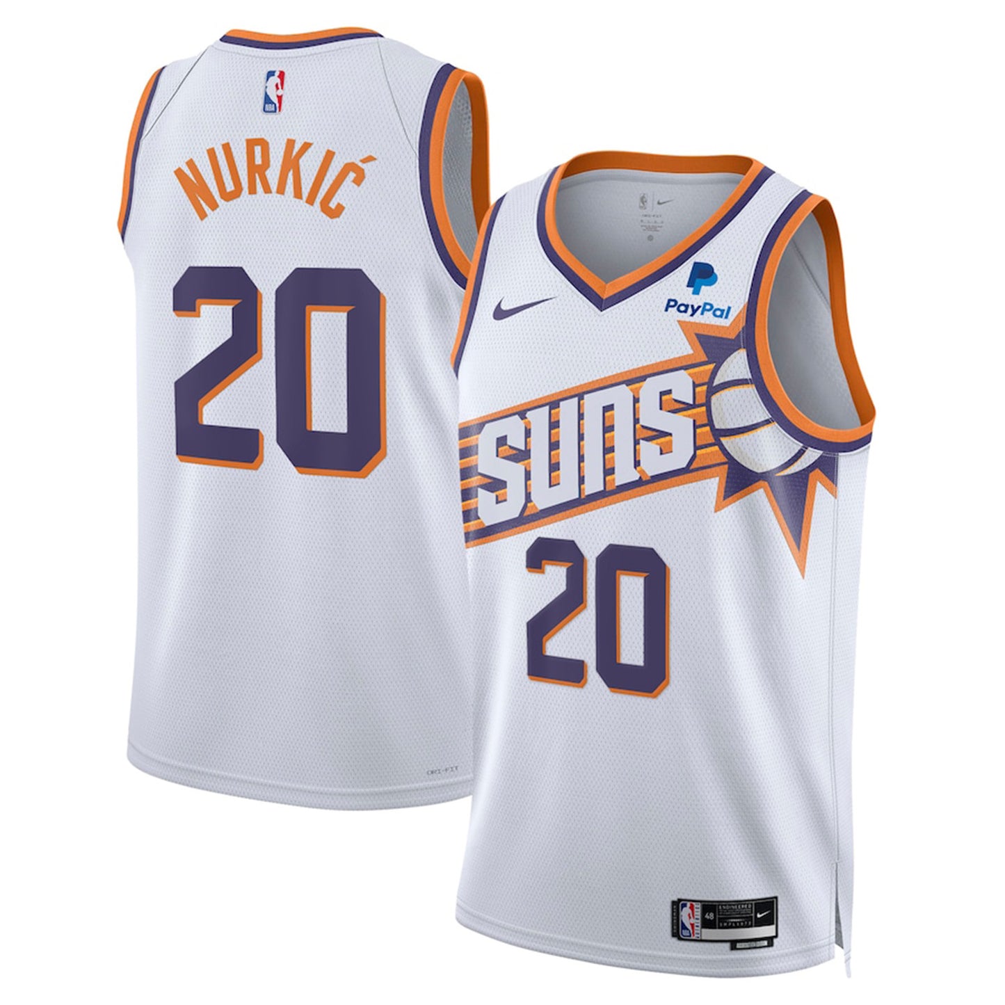 NBA Jusuf Nurkic Phoenix Suns 20 Jersey