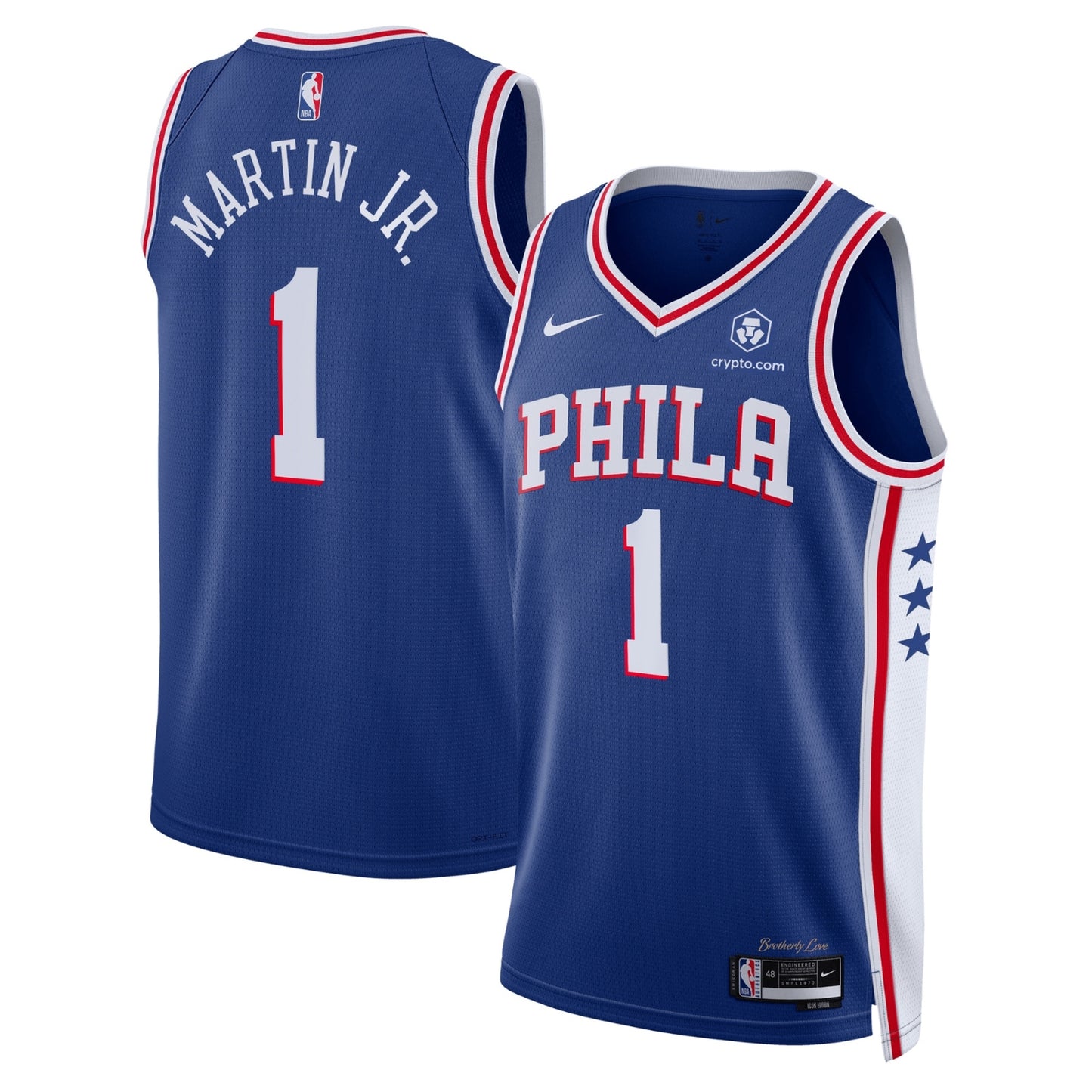 NBA Kenyon Martin Jr Philadelphia 76ers 1 Jersey