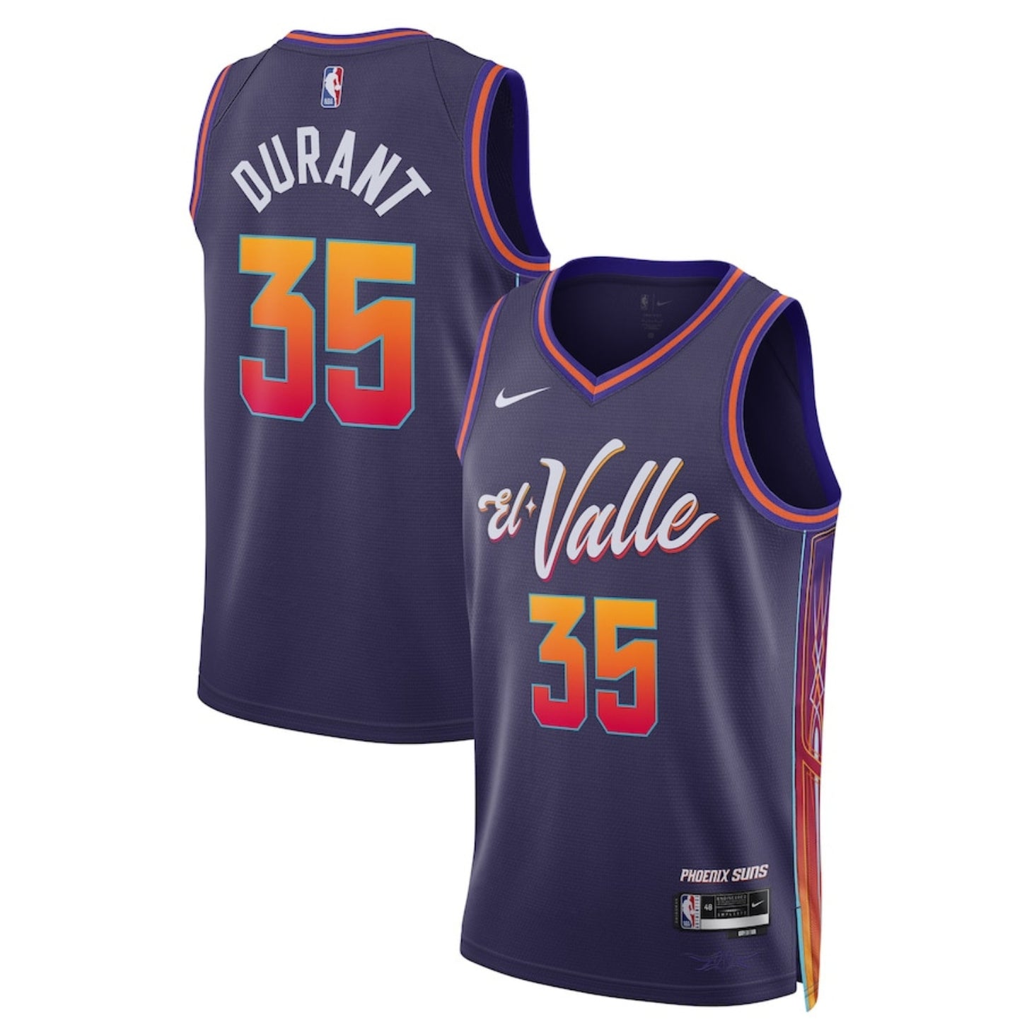 NBA Kevin Durant Pheonix Suns 35 Jersey