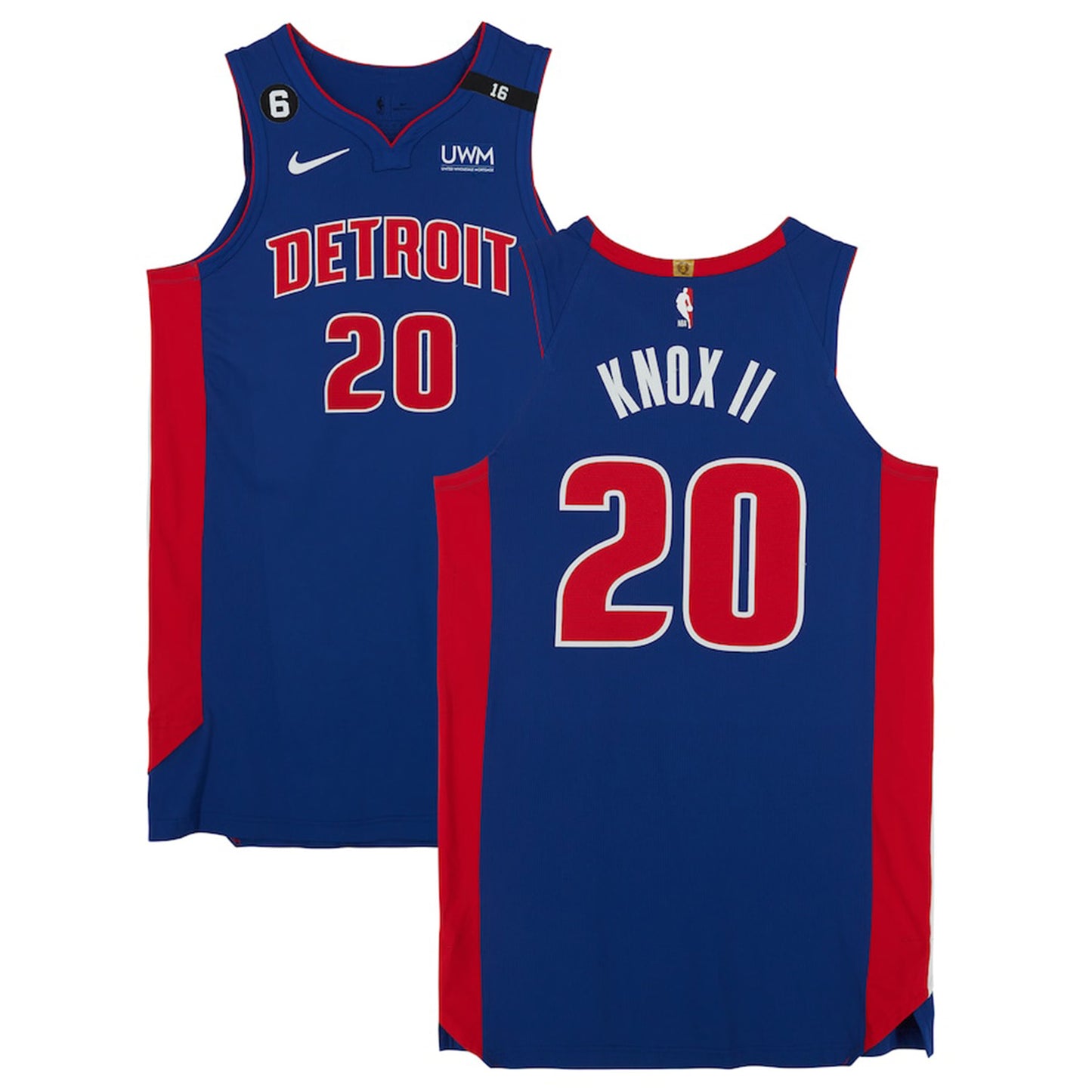 NBA Kevin Knox II Detroit Pistons 20 Jersey