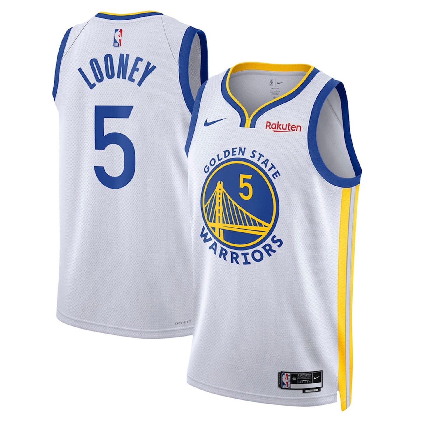 NBA Kevon Looney Golden State Warriors 5 Jersey