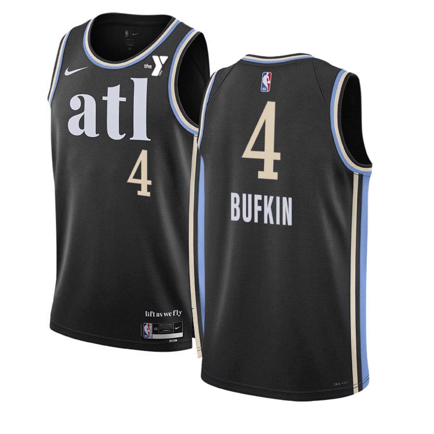 NBA Kobe Bufkin Atlanta Hawks 4 Jersey