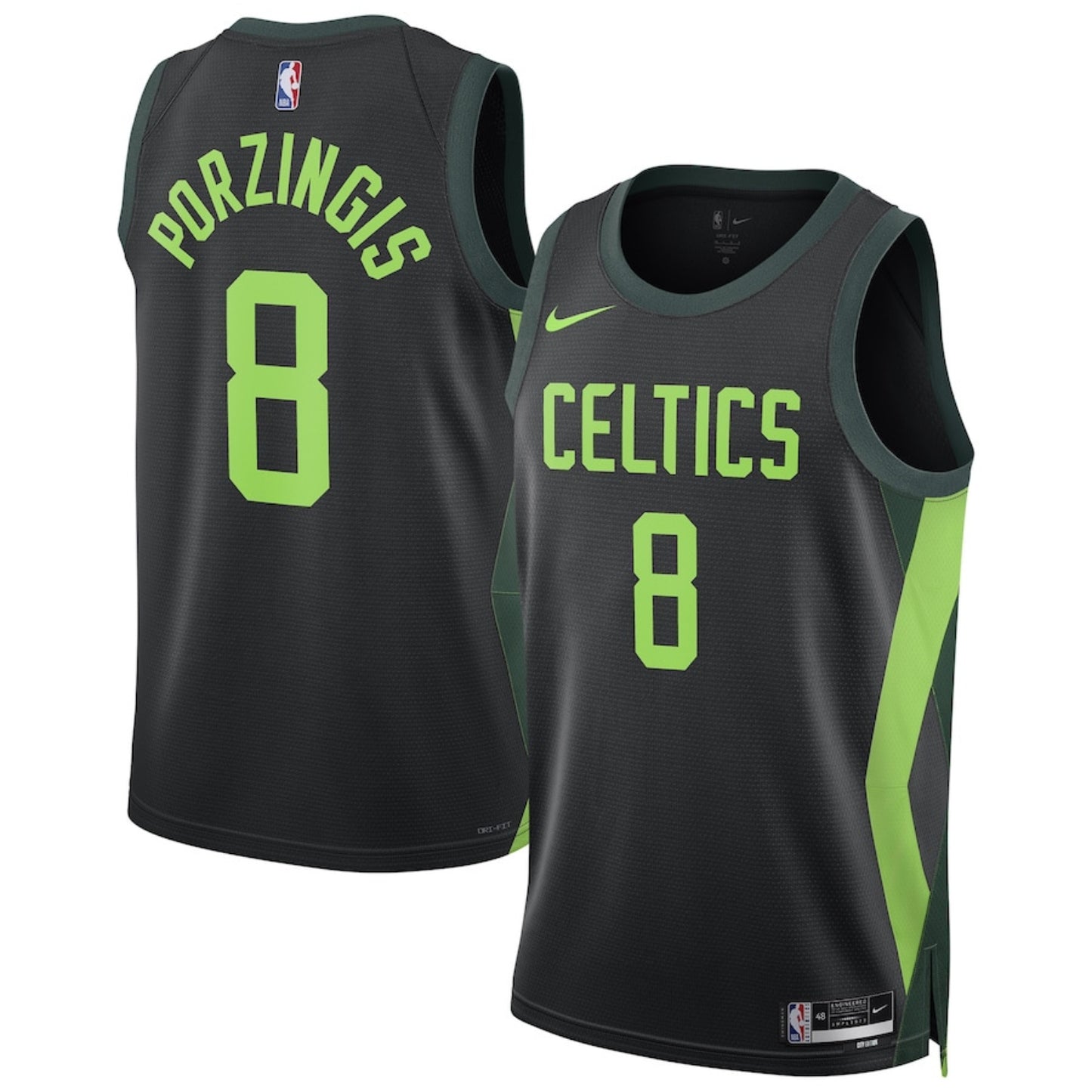 NBA Kristaps Porzingis Boston Celtics 8 Jersey