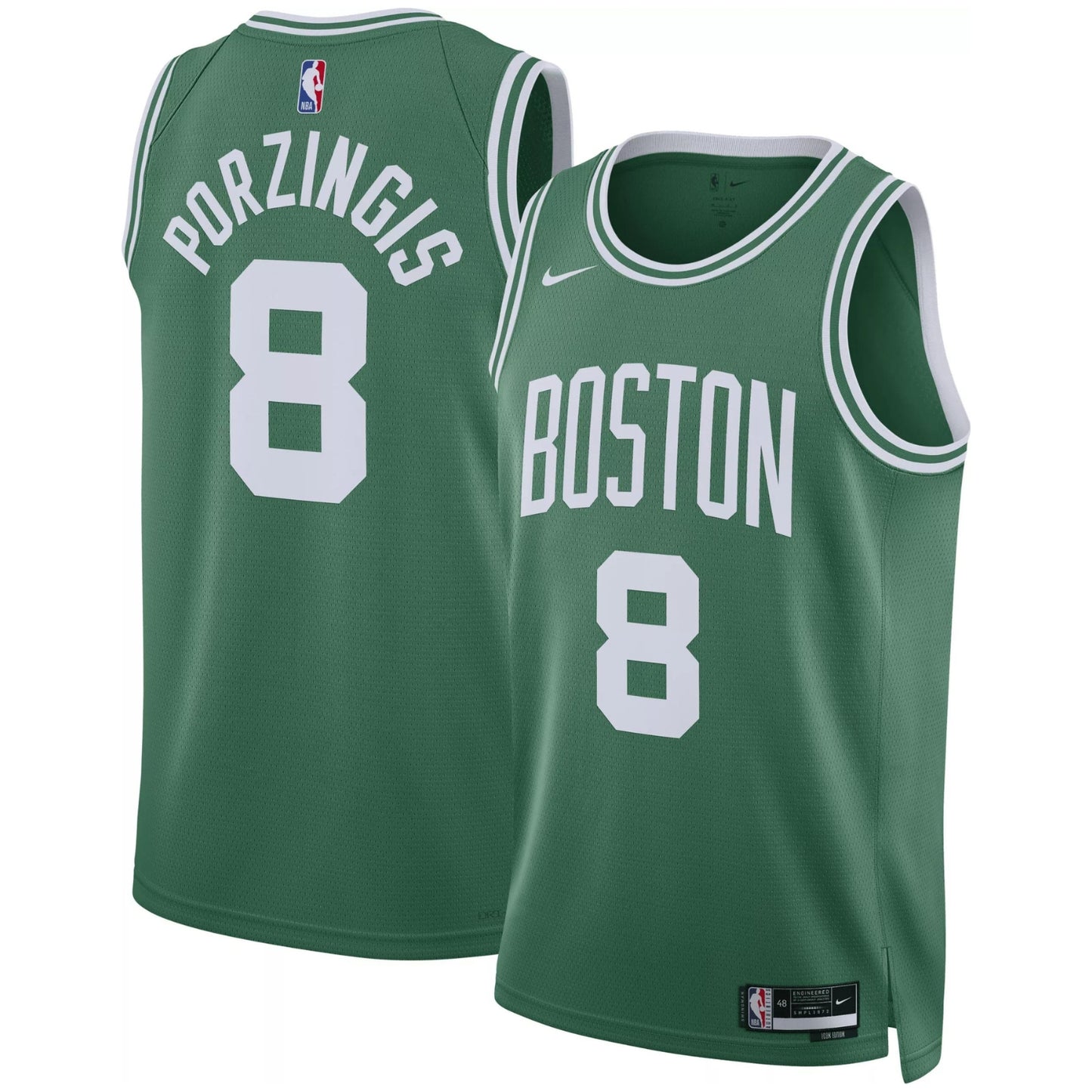 NBA Kristaps Porzingis Boston Celtics 8 Jersey