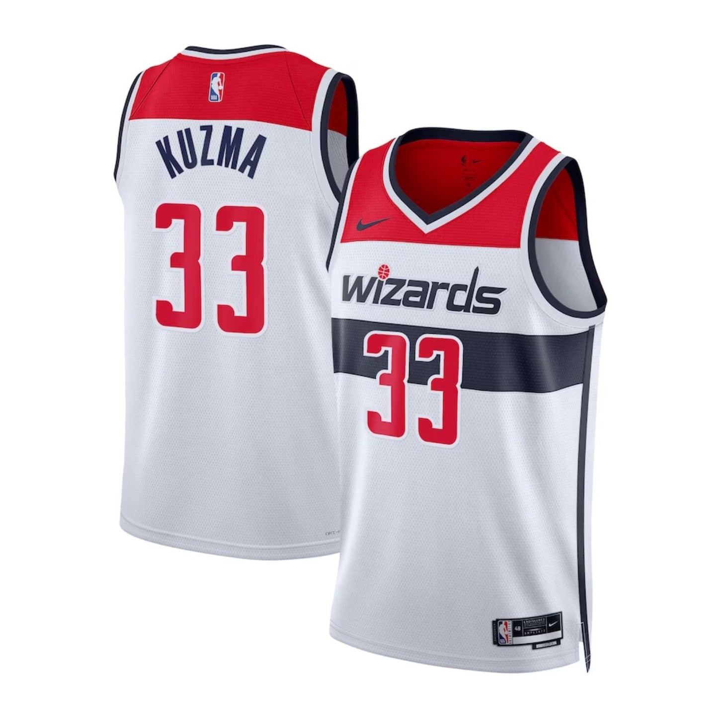 NBA Kyle Kuzma Washington Wizards 33 Jersey