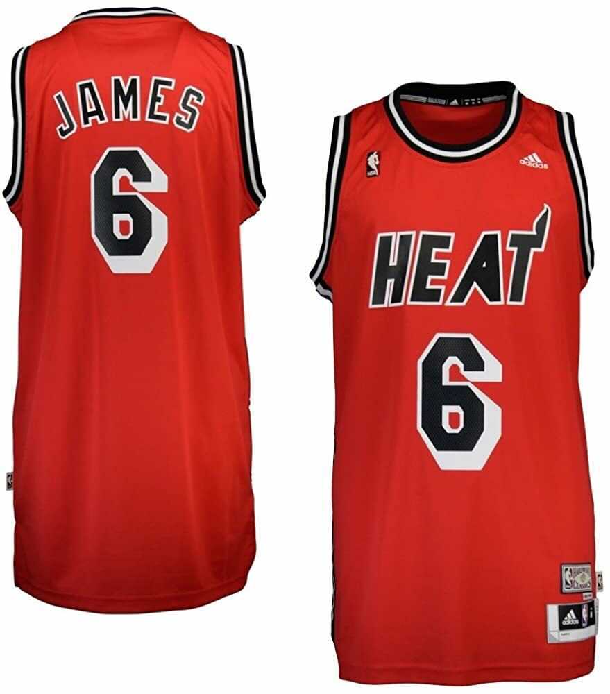 NBA LeBron James Miami Heat 6 Jersey