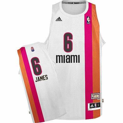 NBA LeBron James Miami Heat 6 Jersey