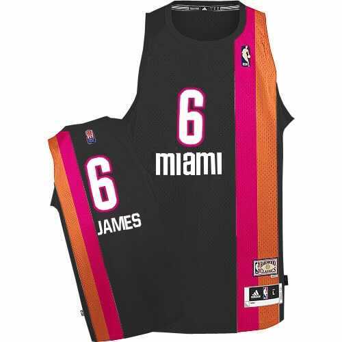 NBA LeBron James Miami Heat 6 Jersey