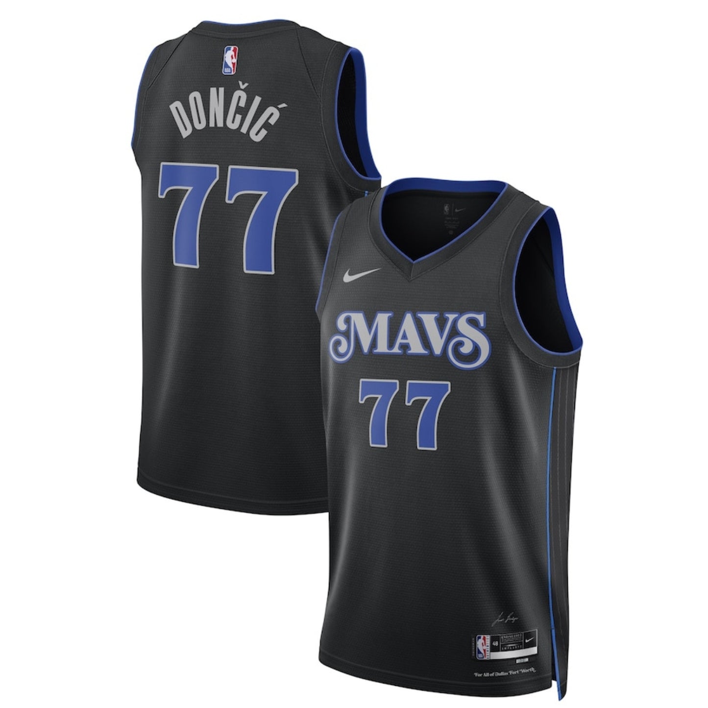 NBA Luka Doncic Dallas Mavericks 77 Jersey