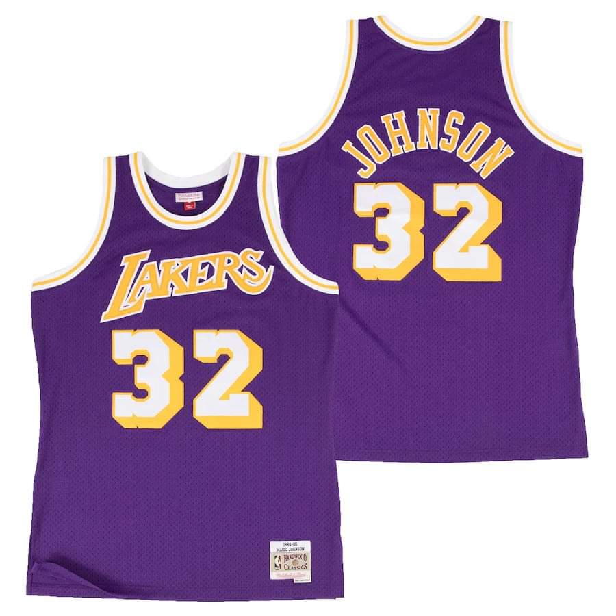 NBA Magic Johnson Los Angeles Lakers 32 Jersey