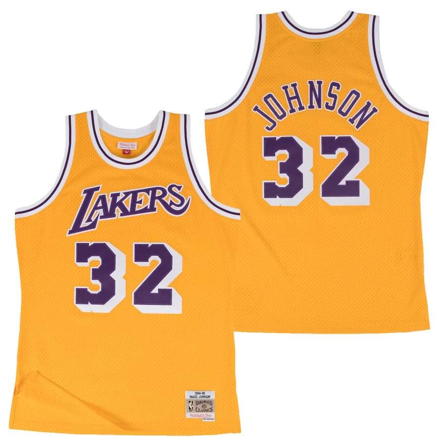 NBA Magic Johnson Los Angeles Lakers 32 Jersey