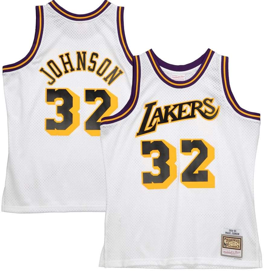 NBA Magic Johnson Los Angeles Lakers 32 Jersey