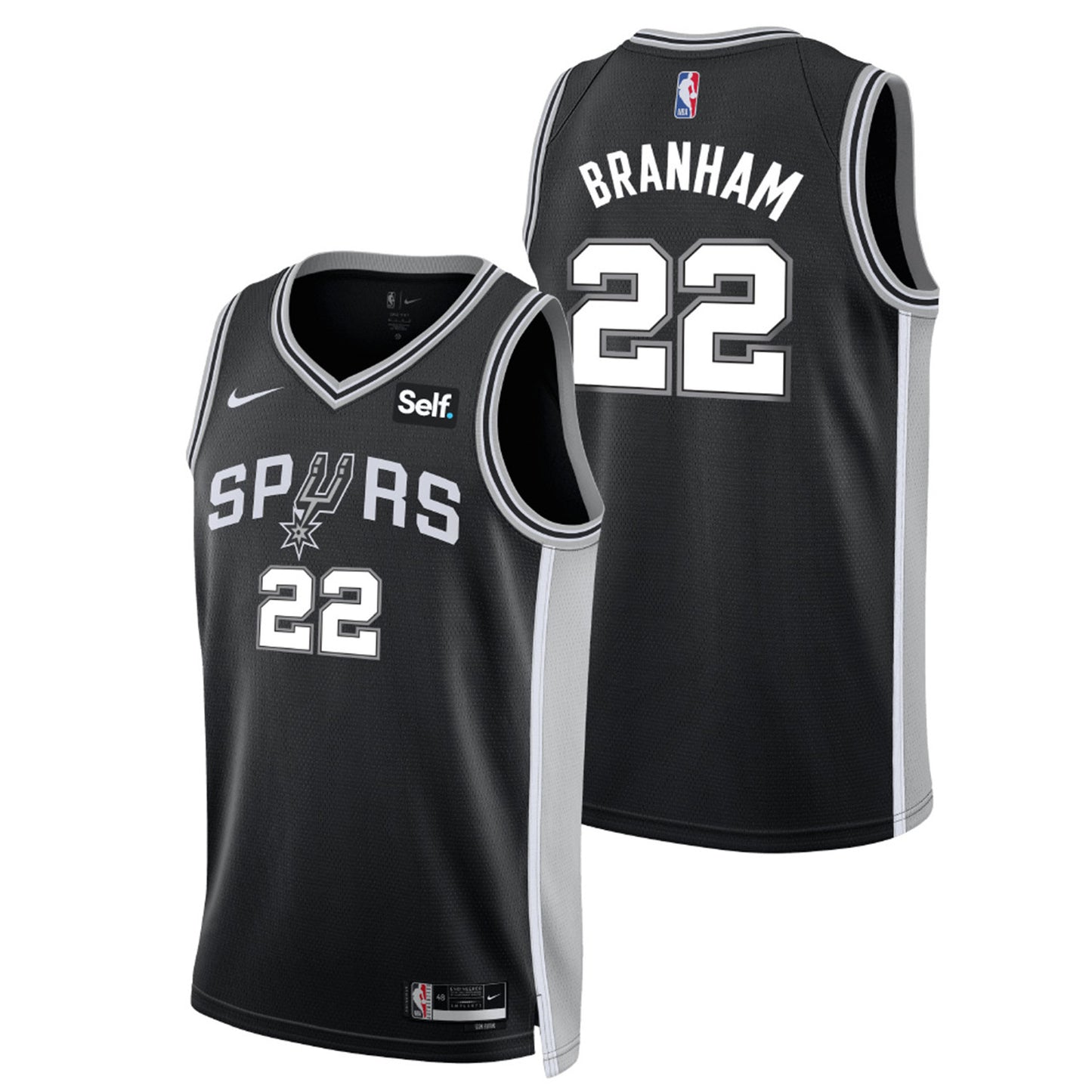 NBA Malaki Branham San Antonio Spurs 22 Jersey