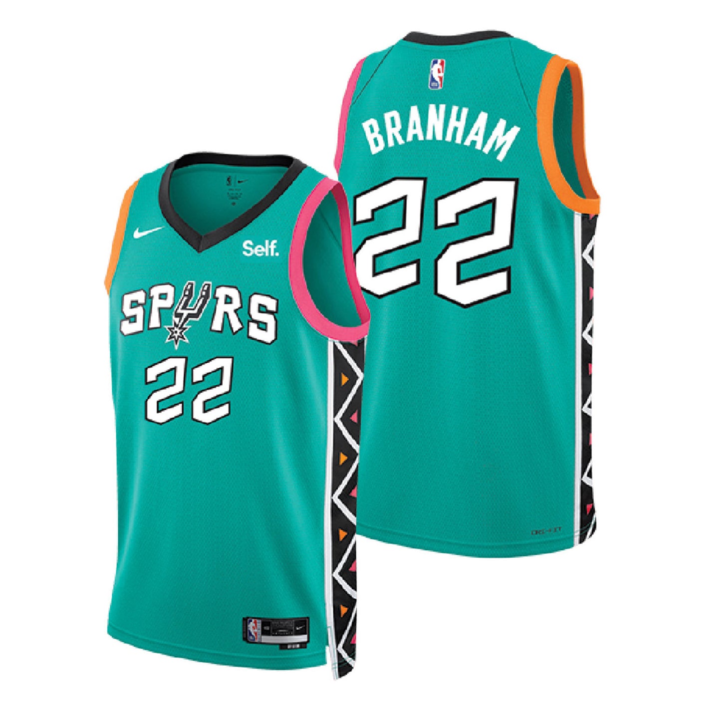 NBA Malaki Branham San Antonio Spurs 22 Jersey