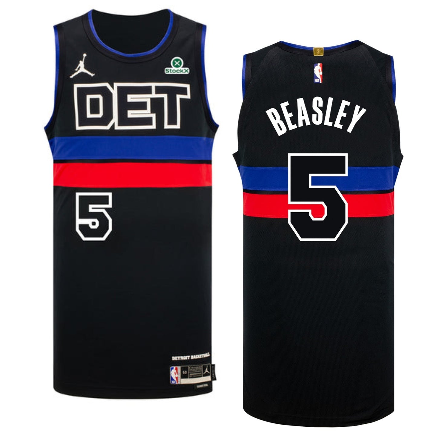 NBA Malik Beasley Detroit Pistons 5 Jersey