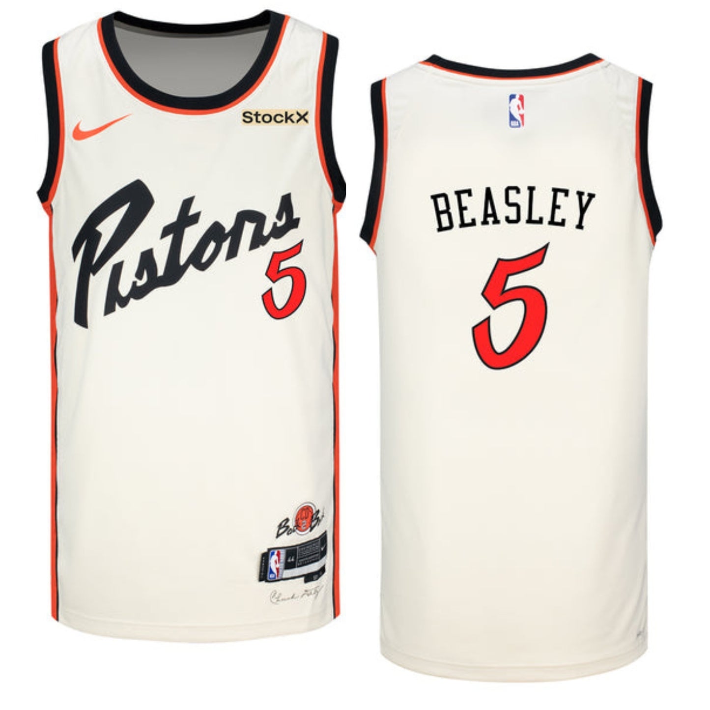 NBA Malik Beasley Detroit Pistons 5 Jersey