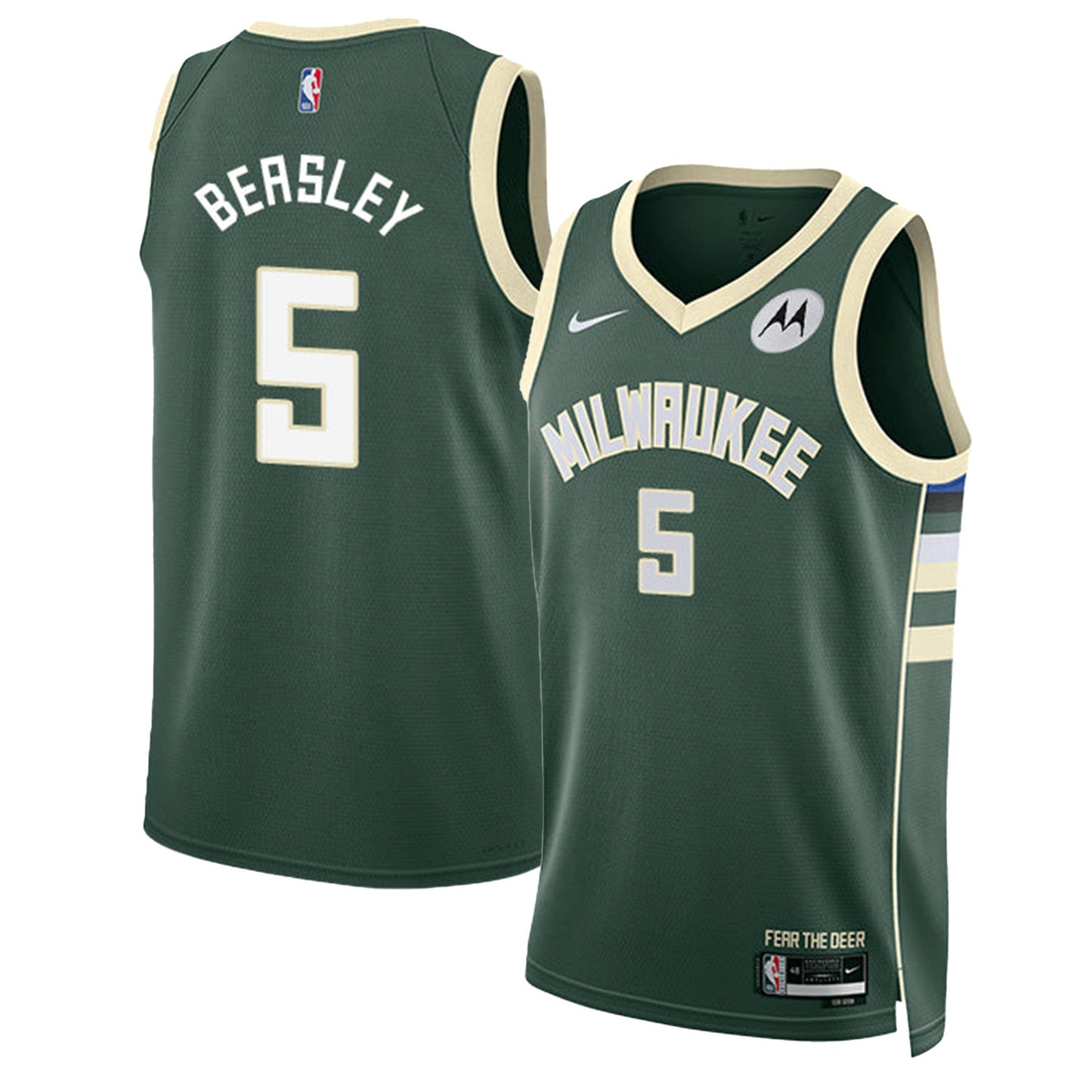 NBA Malik Beasley Milwaukee Bucks 5 Jersey – The Jersey King