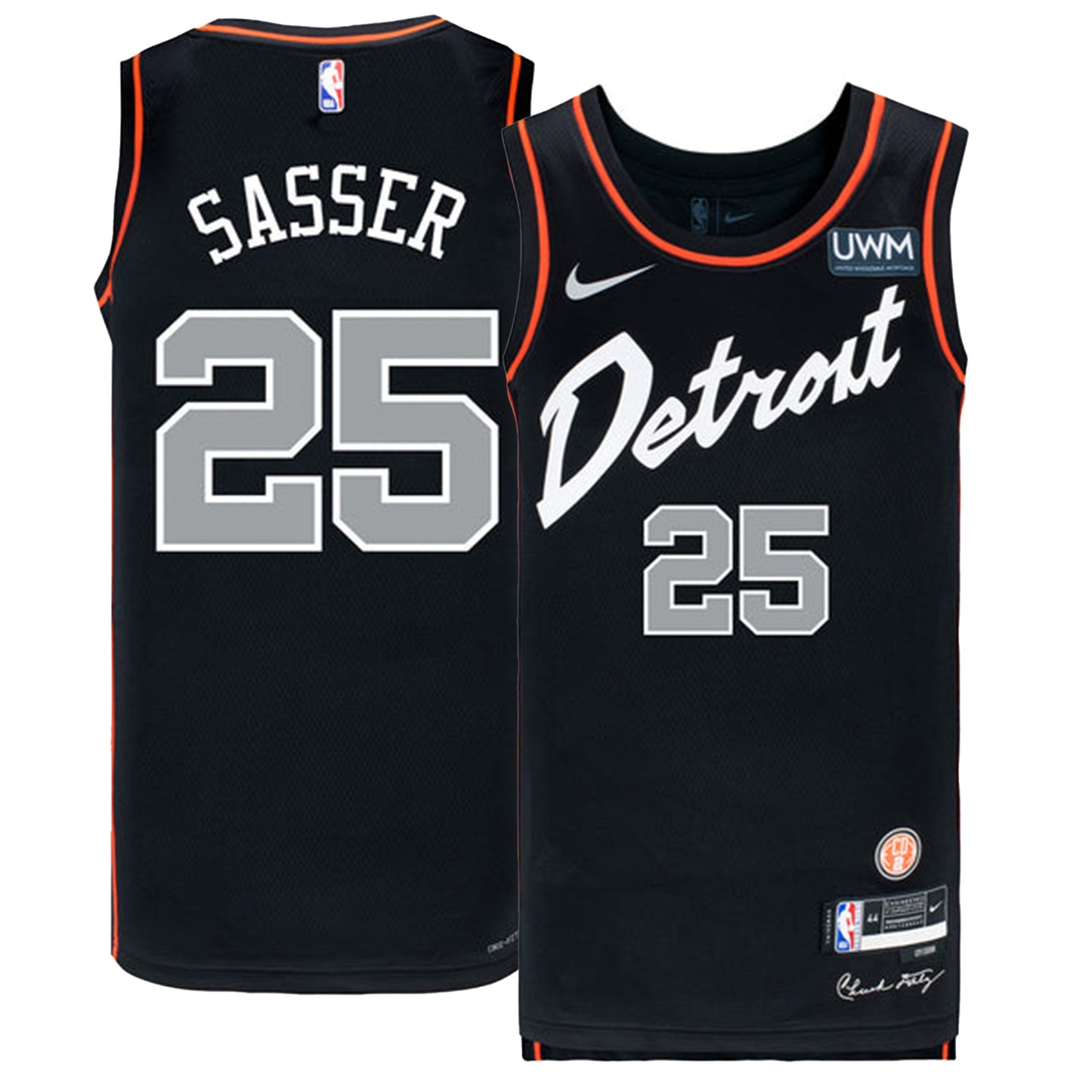 NBA Marcus Sasser Detroit Pistons 25 Jersey