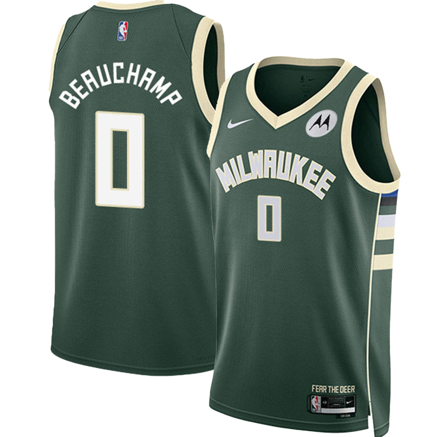 NBA Marjon Beauchamp Milwaukee Bucks 0 Jersey