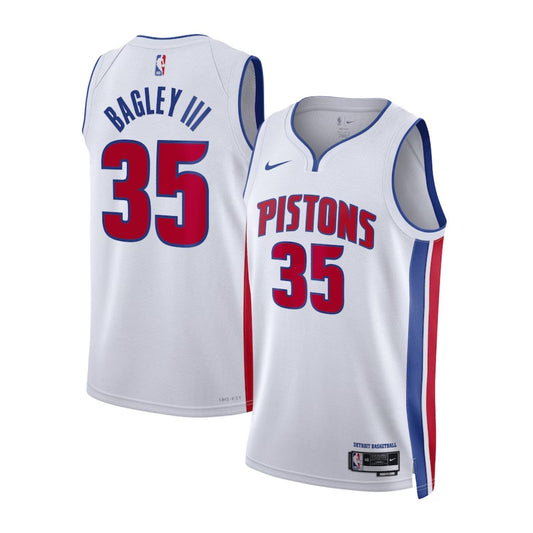 NBA Marvin Bagley III Detroit Pistons 35 Jersey