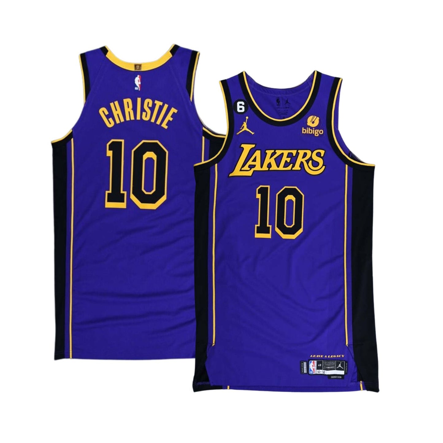 NBA Max Christie Los Angeles Lakers 10 Jersey