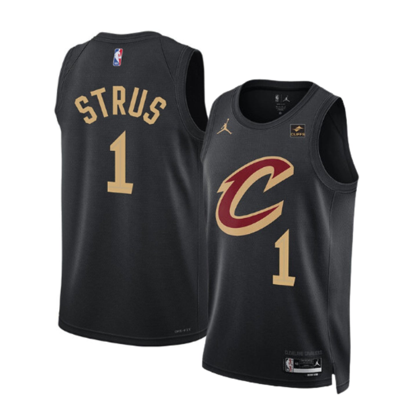 NBA Max Strus Cleveland Cavaliers 1 Jersey