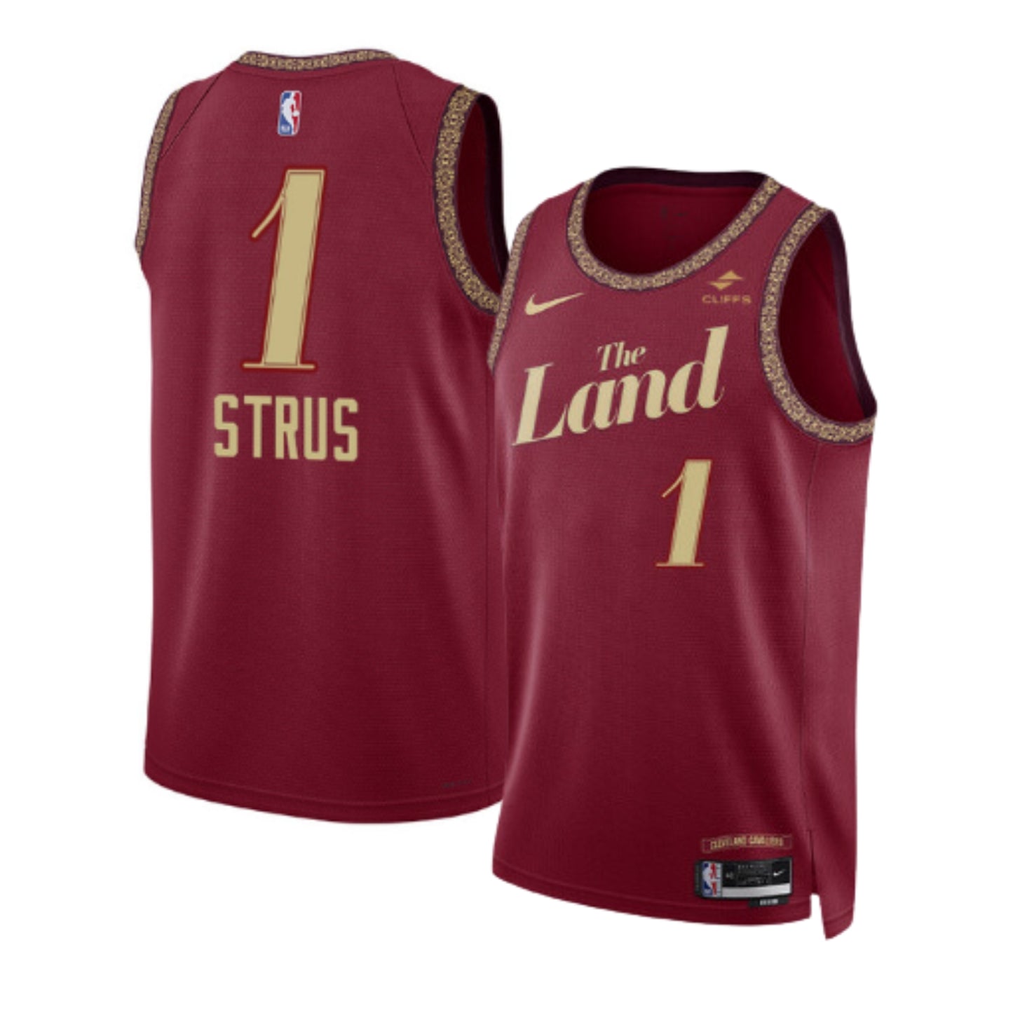 NBA Max Strus Cleveland Cavaliers 1 Jersey