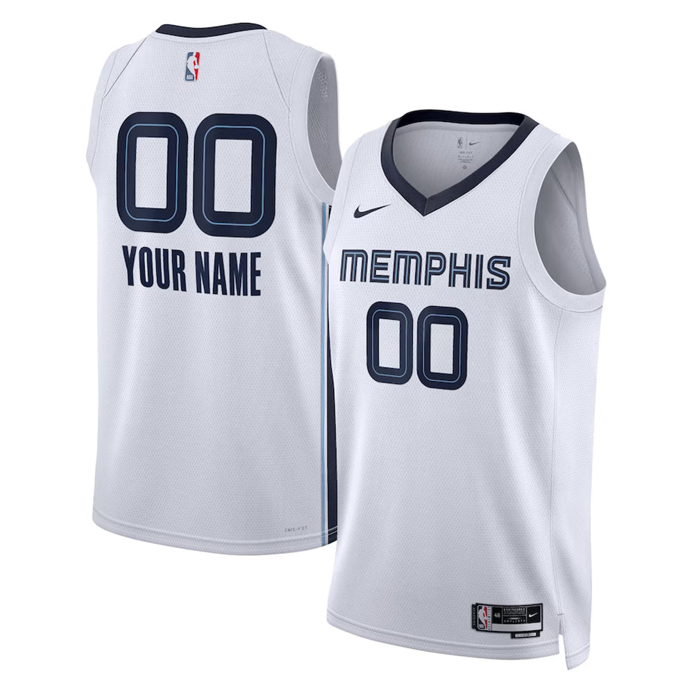 NBA Memphis Grizzlies Blank Custom Jersey