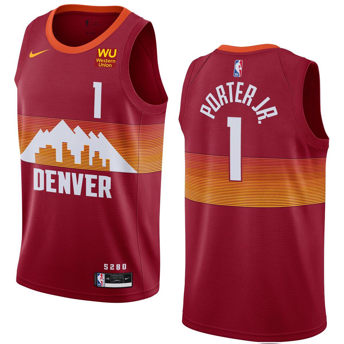 NBA Michael Porter Jr. Denver Nuggets 1 Jersey