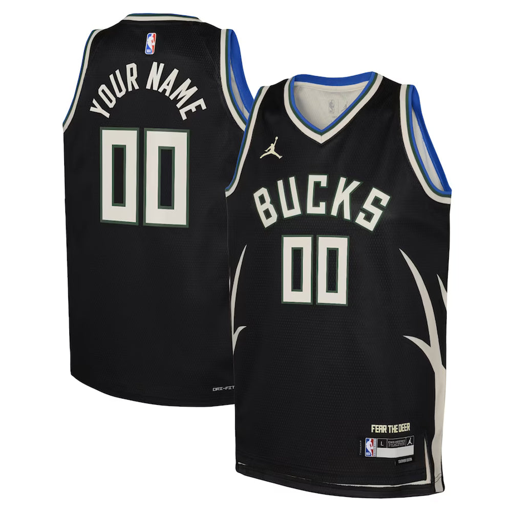 NBA Milwaukee Bucks Blank Custom Jersey