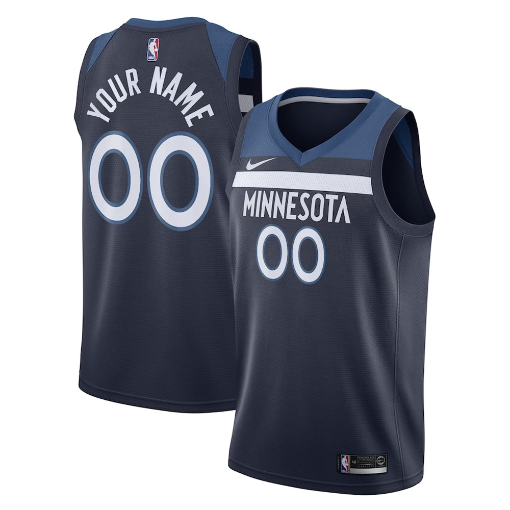 NBA Minnesota Timberwolves Blank Custom Jersey