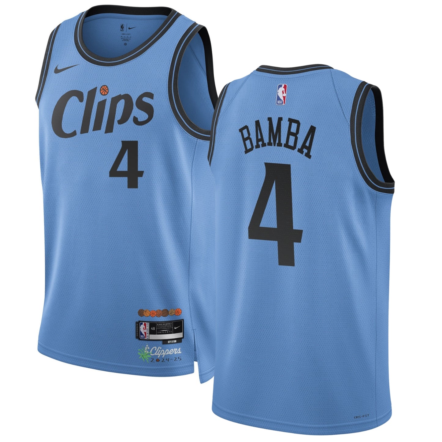 NBA Mohammed Bamba Los Angeles Clippers 4 Jersey