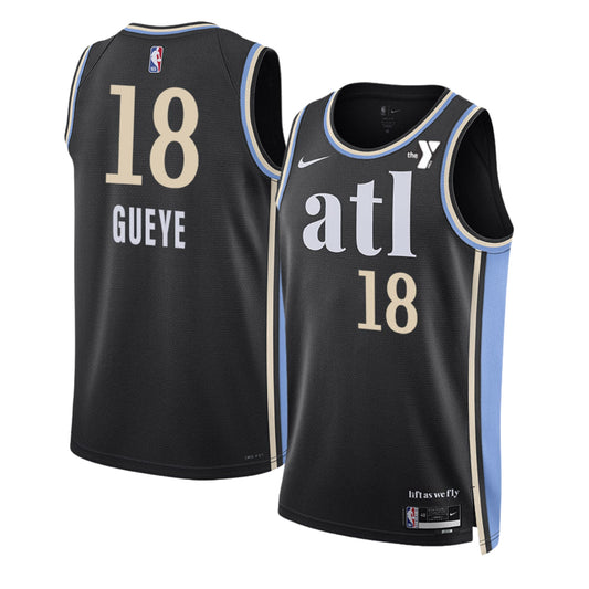 NBA Mouhamed Gueye Atlanta Hawks 18 Jersey