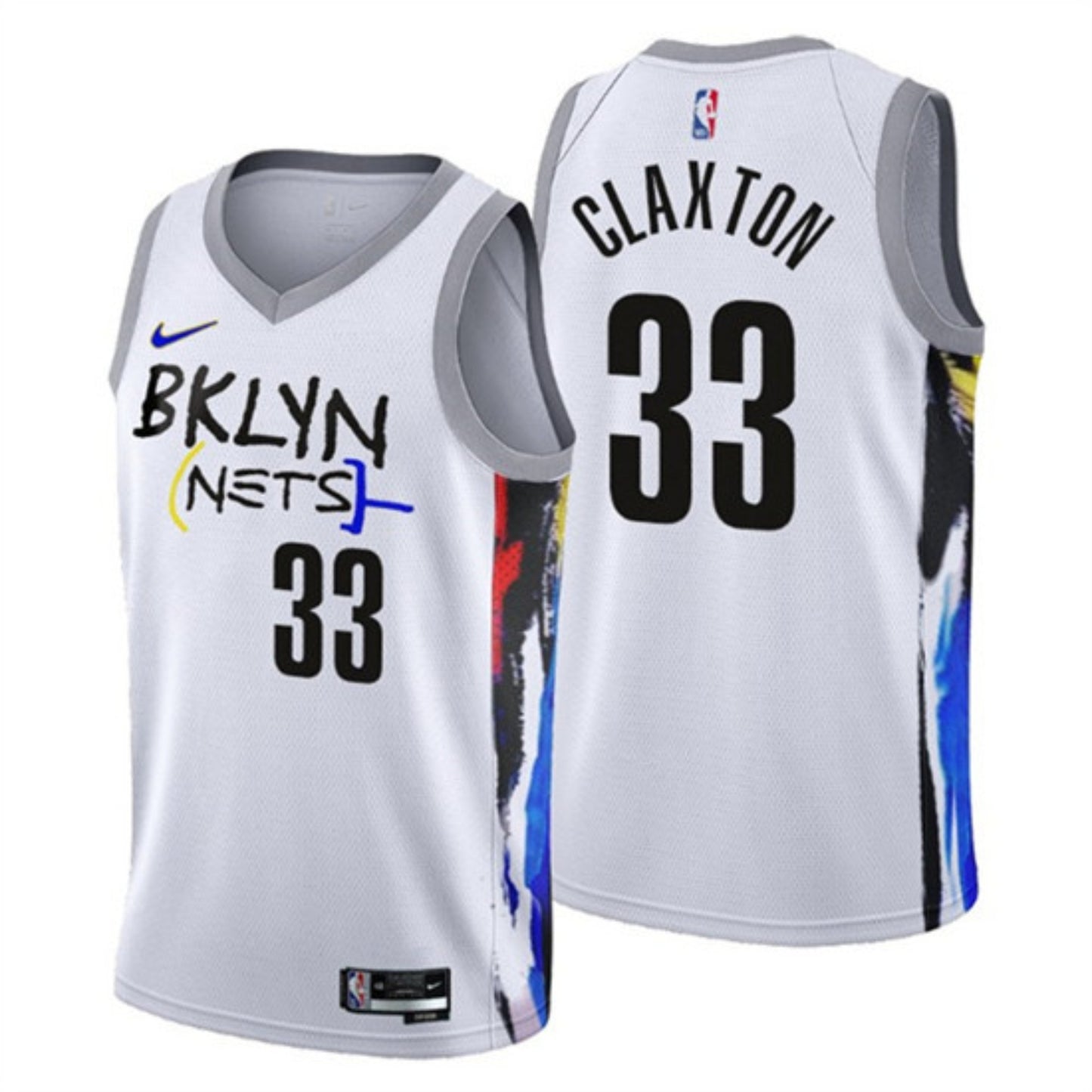 NBA Nic Claxton Brooklyn Nets 33 Jersey