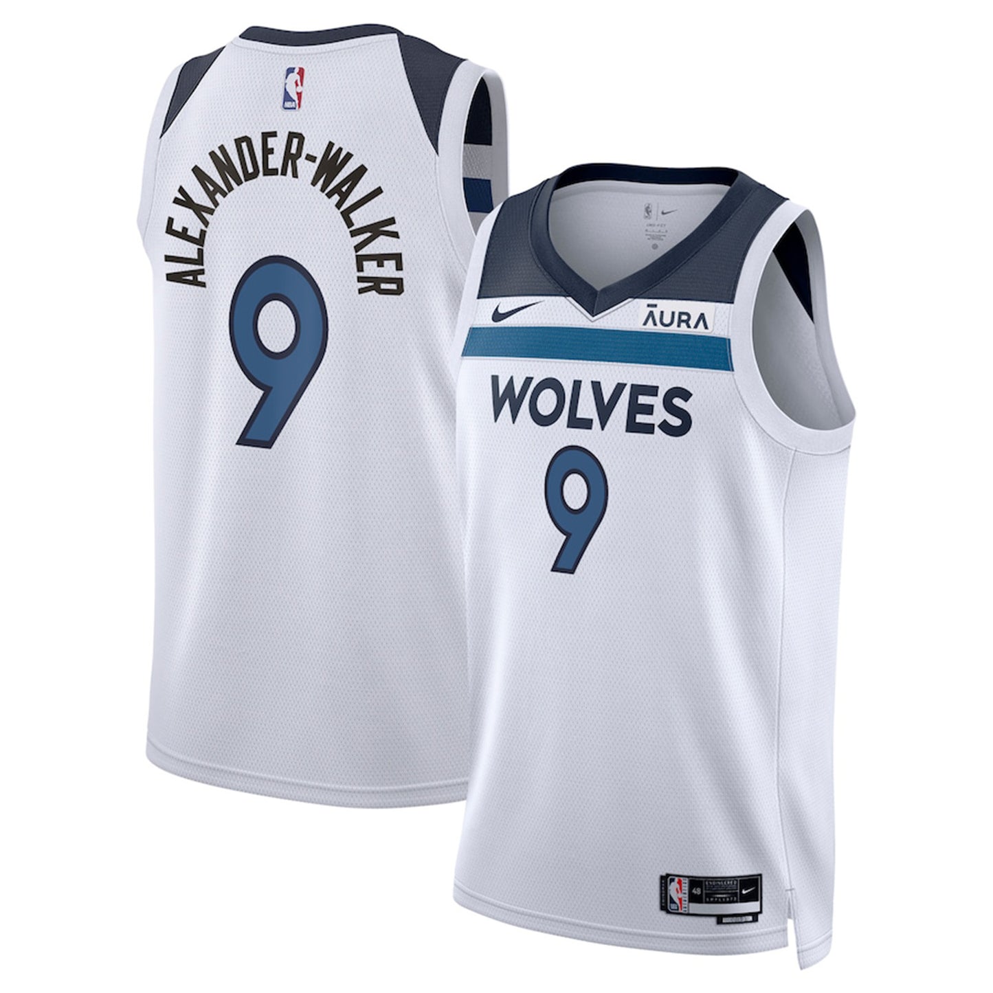 NBA Nickeil Alexander-Walker Minnesota Timberwolves 9 Jersey