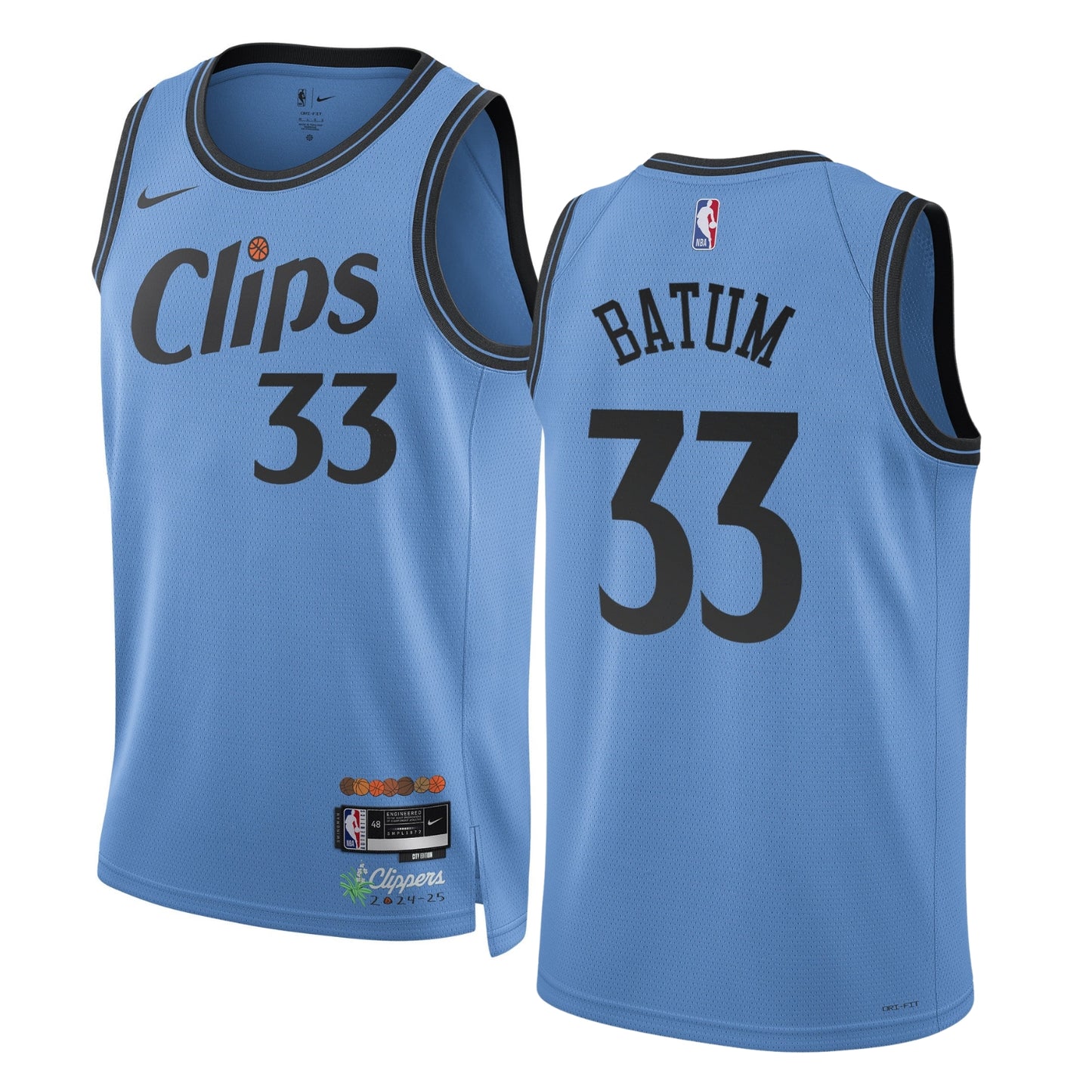 NBA Nicolas Batum Los Angeles Clippers 33 Jersey