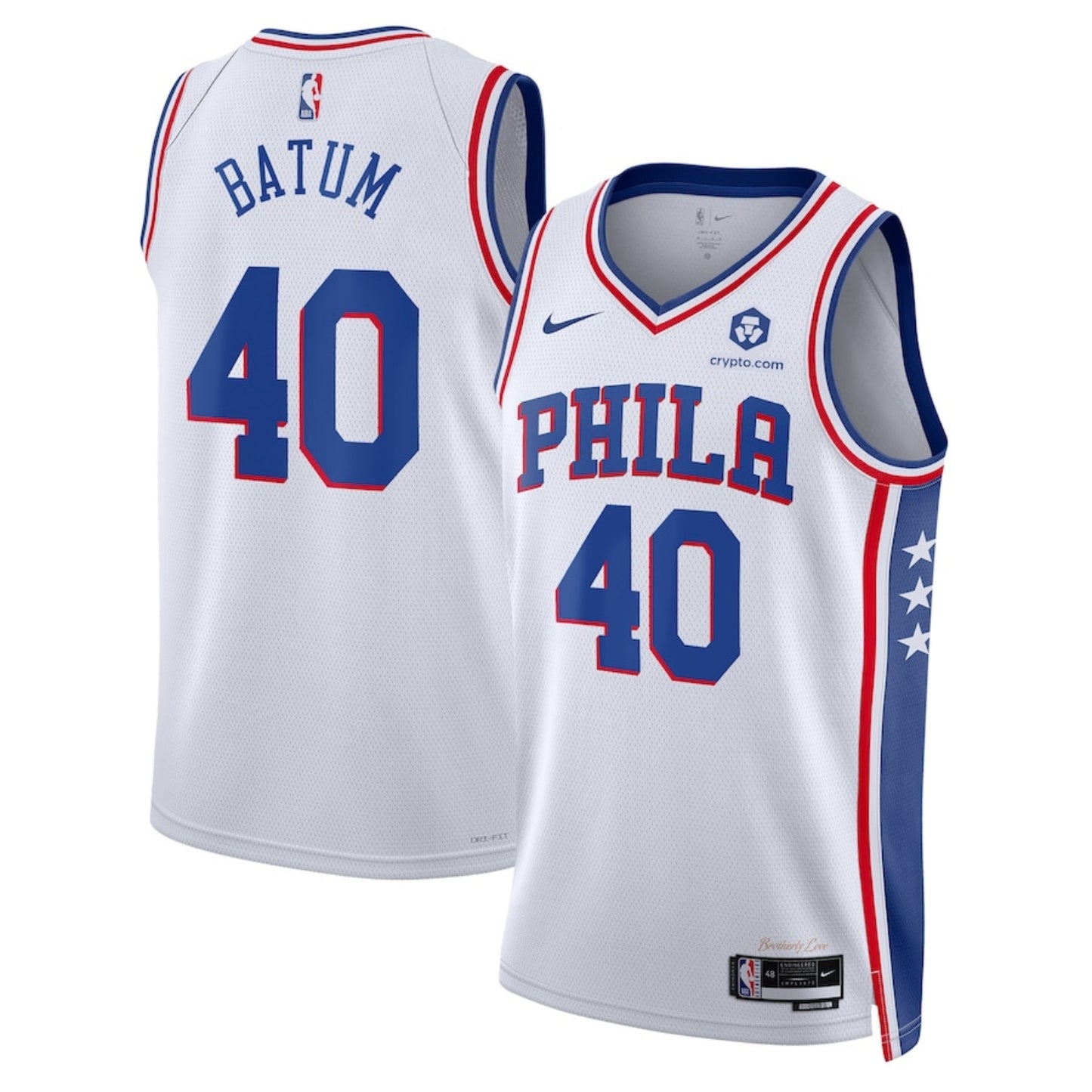 NBA Nicolas Batum Philadelphia 76ers 40 Jersey