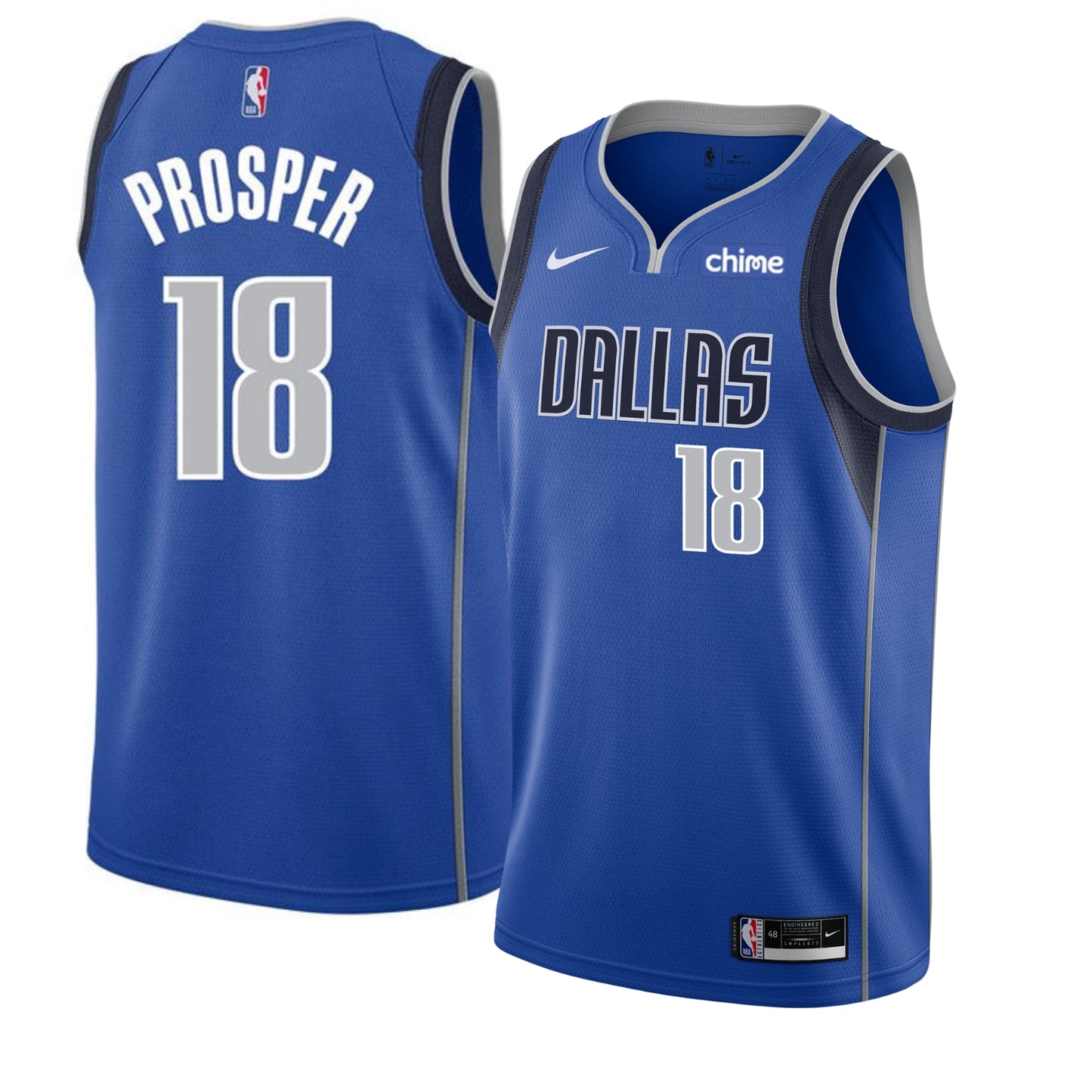 NBA Olivier Maxence Prosper Dallas Mavericks 18 Jersey