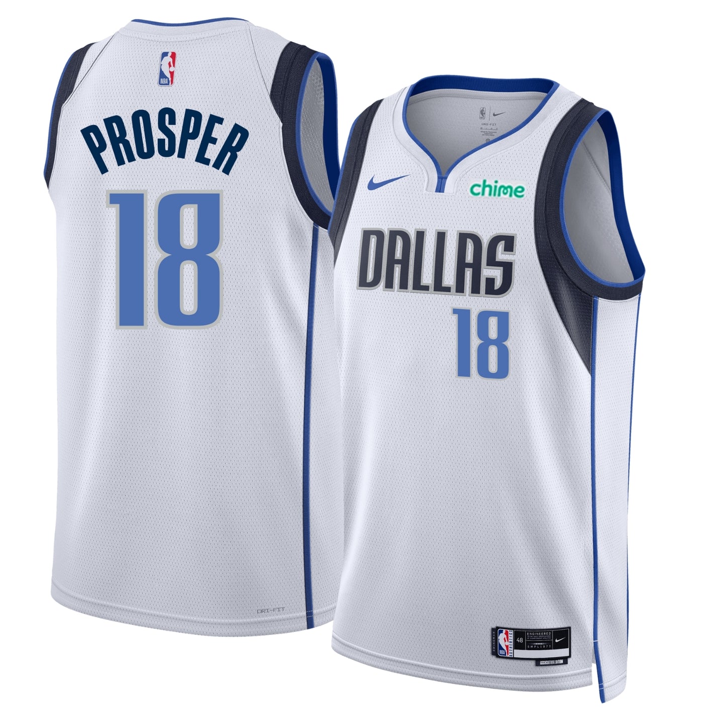 NBA Olivier Maxence Prosper Dallas Mavericks 18 Jersey