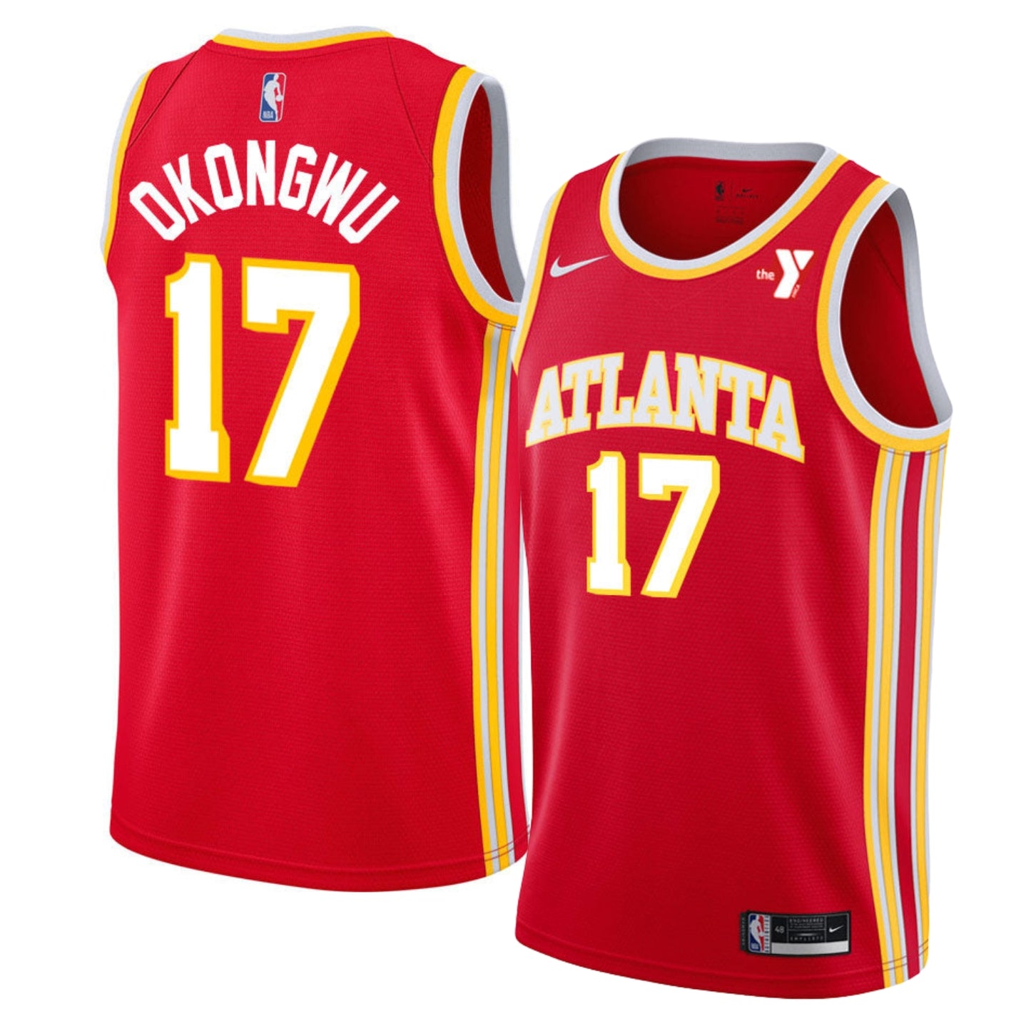 NBA Onyeka Okongwu Atlanta Hawks 17 Jersey