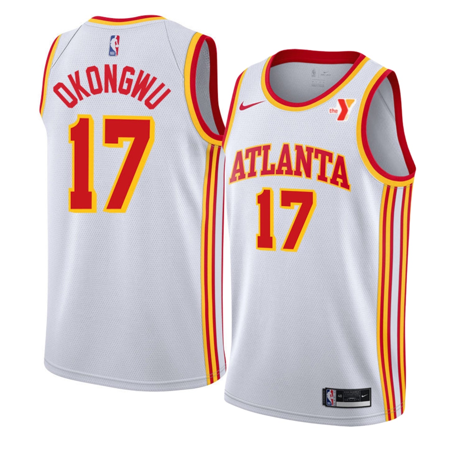 NBA Onyeka Okongwu Atlanta Hawks 17 Jersey