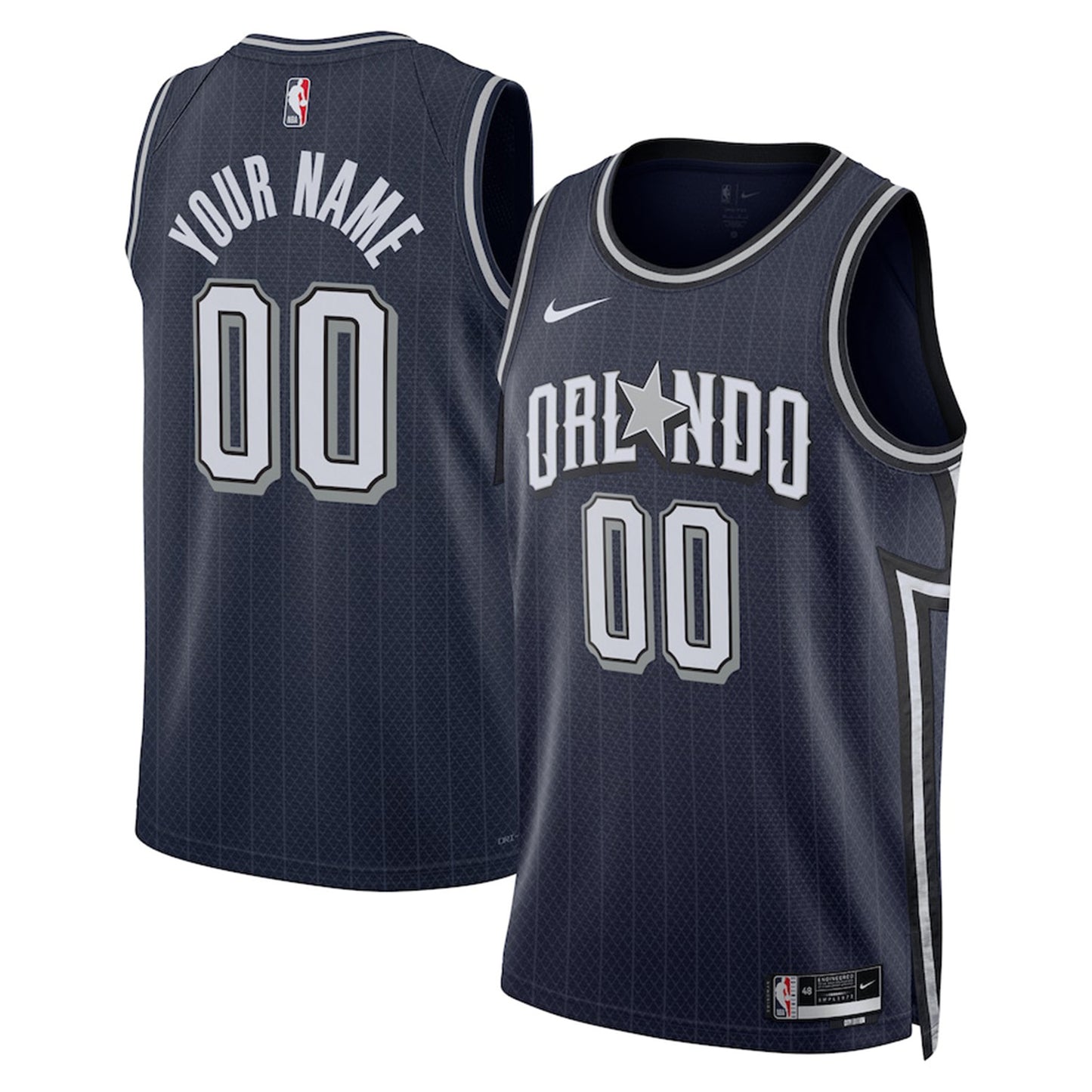 NBA Orlando Magic Blank Custom Jersey