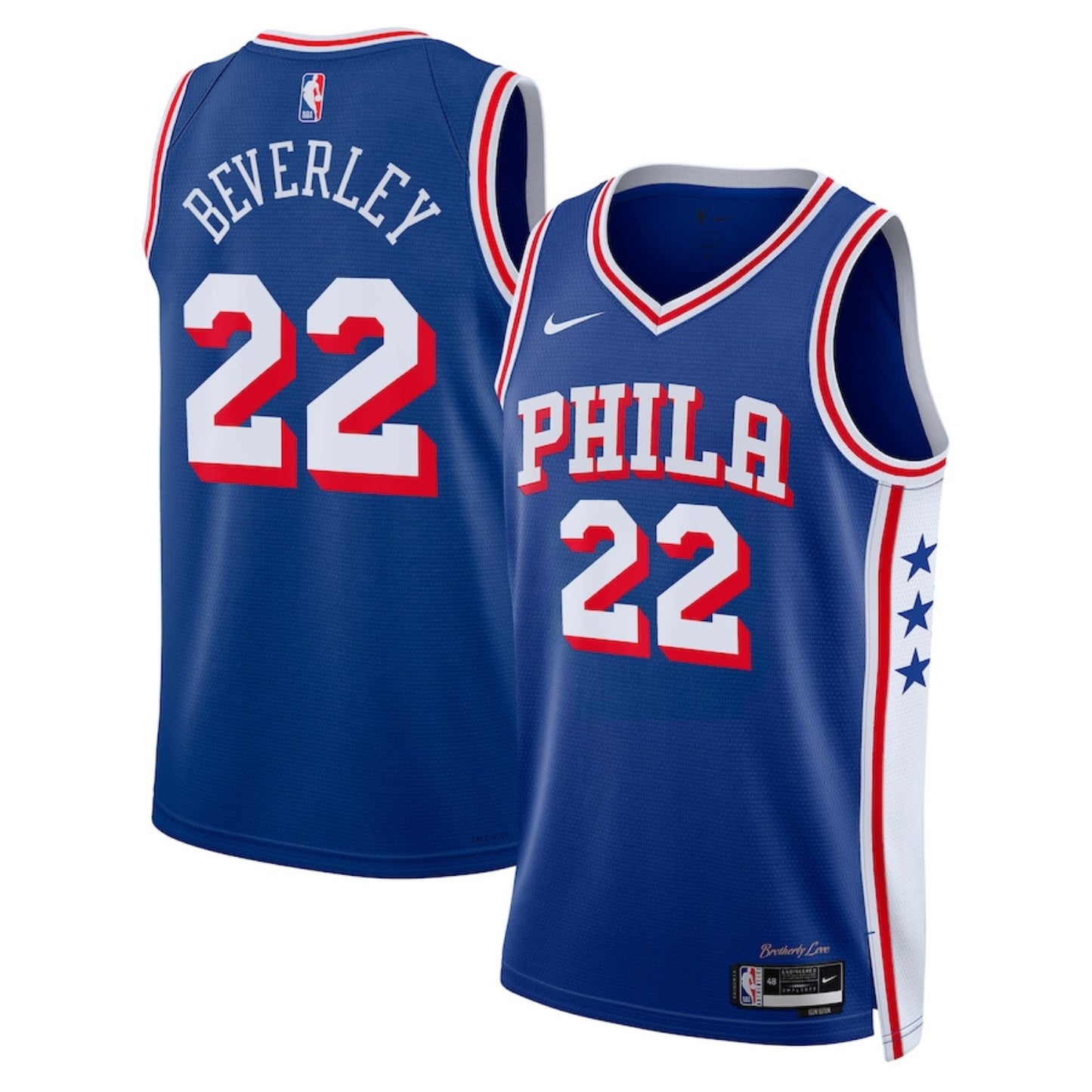 NBA Patrick Beverley Philadelphia 76ers 22 Jersey