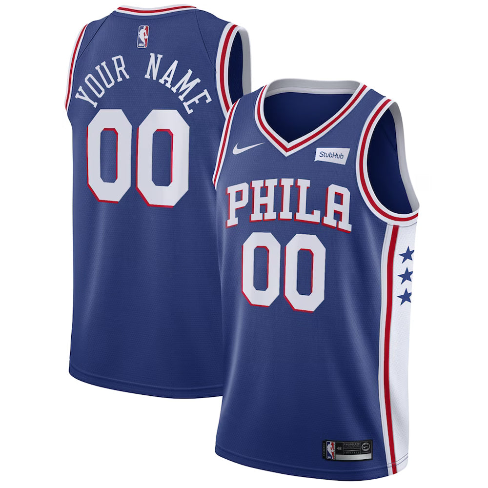 NBA Philadelphia 76ers Blank Custom Jersey