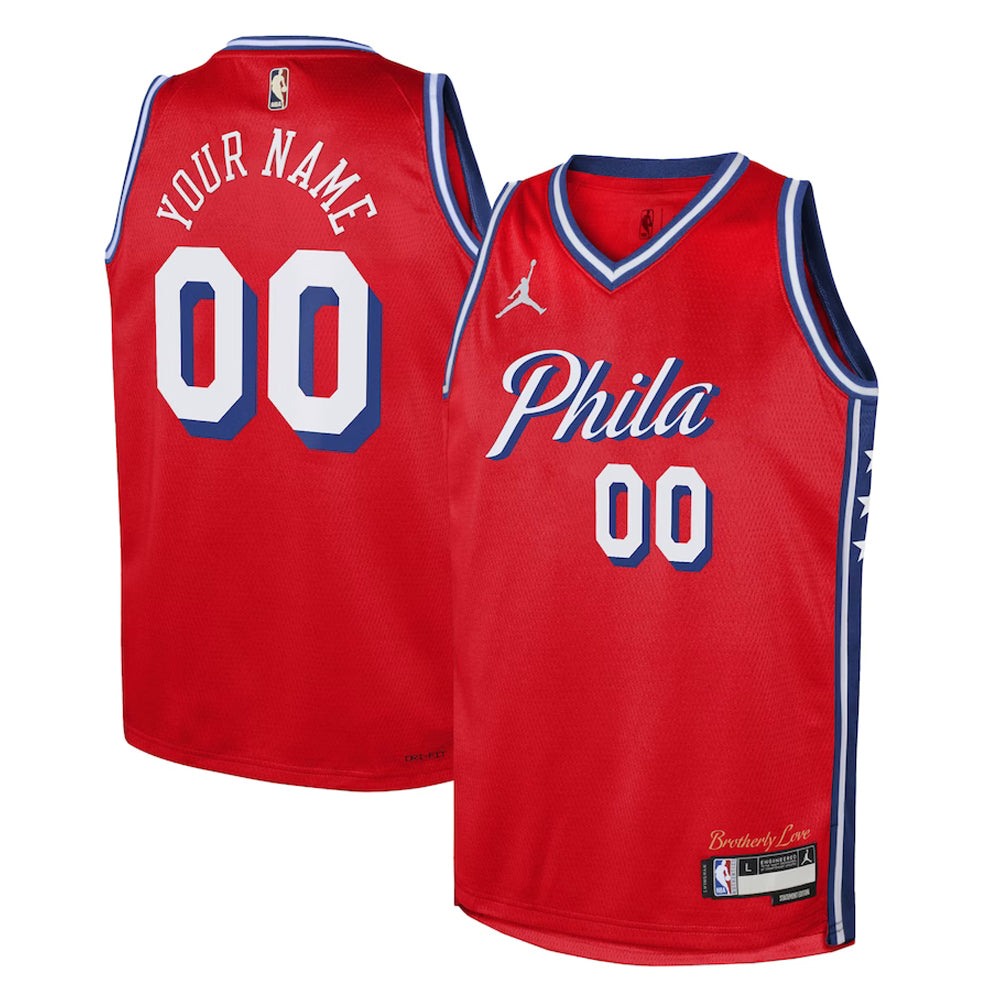 NBA Philadelphia 76ers Blank Custom Jersey